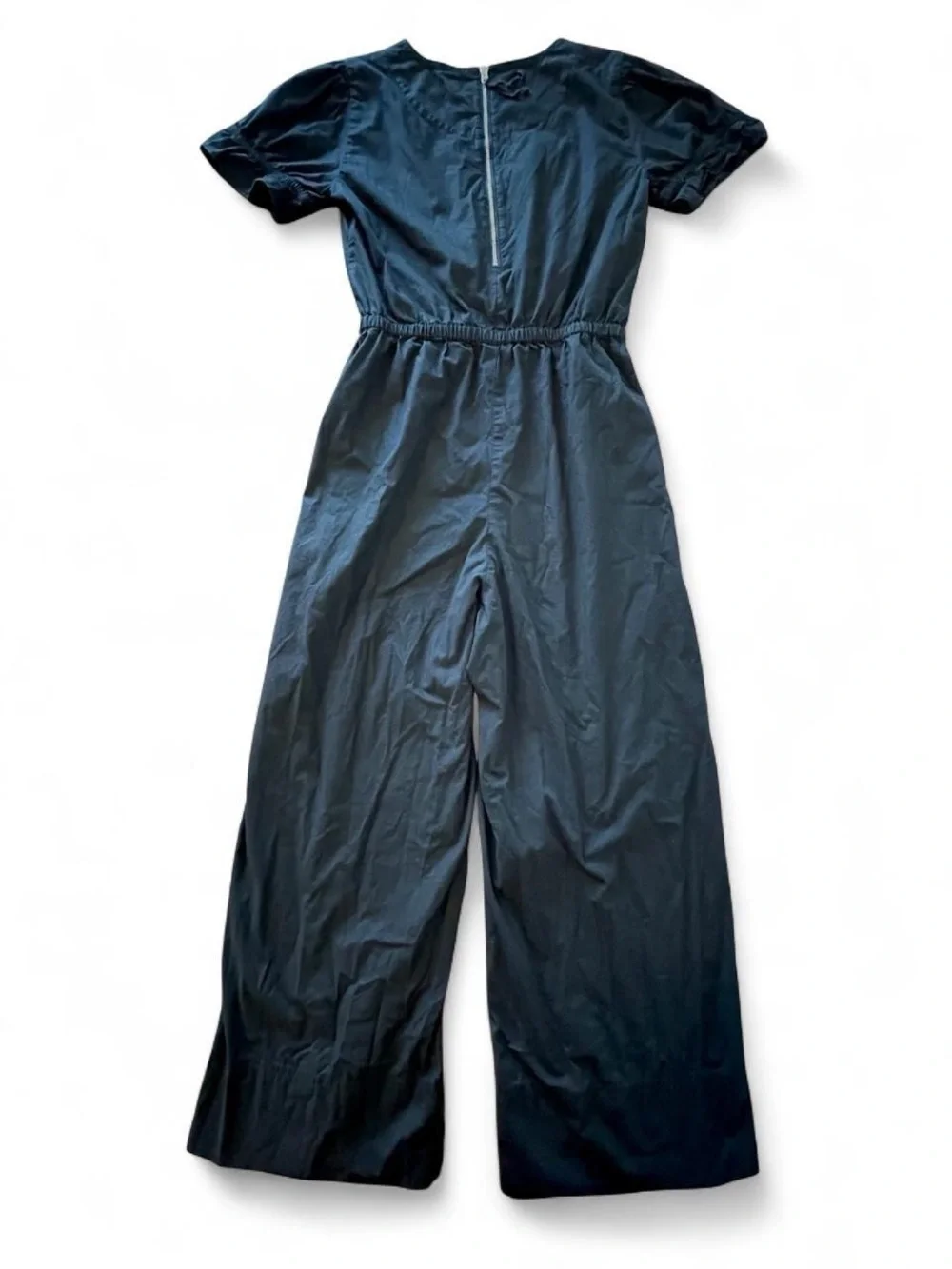 J.Crew Black Cotton Jumpsuit